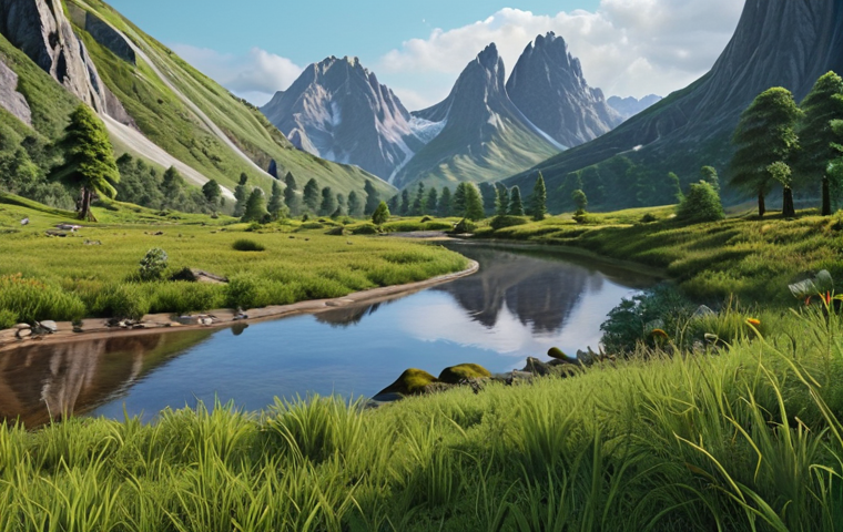 **

*   **Prompt:** "Beautiful nature landscape, slightly threatened. Evokes hope and action for environmental protection."

**